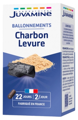 Juvamine Houtskool Gist 45 Capsules