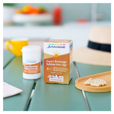 Juvamine Expert Bronz Sublime Anti-Îmbătrânire 3în1 60 Capsule