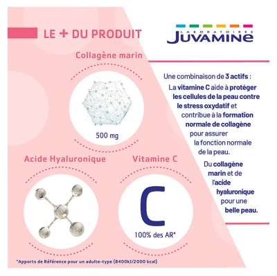 Juvamine Collagène Marin 120 Comprimés