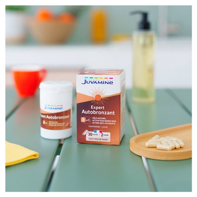 Juvamine Expert Autobronzant 3en1 60 Gélules