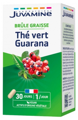 Juvamine Grøn Te Guarana 30 Kapsler