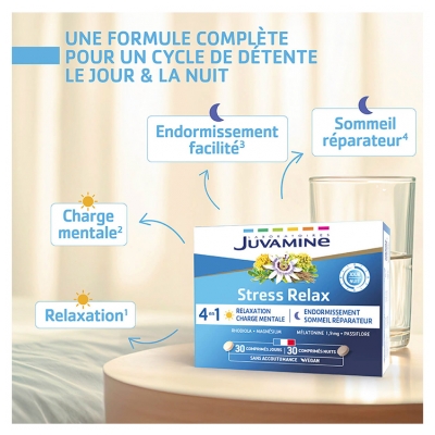 Juvamine Stress Relax 4en1 60 Comprimés