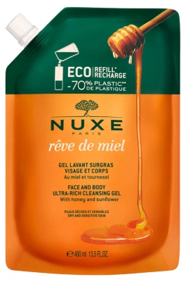 Nuxe Rêve de Miel Ultra-Rich Cleansing Gel Eco-Refill 400ml