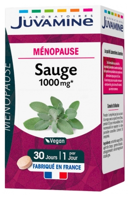 Juvamine Sauge 1000 mg 30 Comprimés