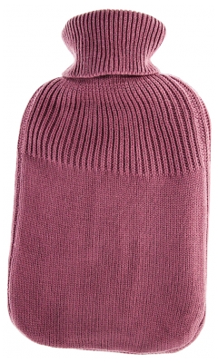 Bolsa de Água Quente Soframar Fashy com Capa de Tricô Removível 2 L - Cor: Rosa