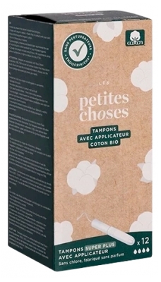 Les Petites Choses Tampon Avec Applicateur Flux Super Plus 12 Tampons