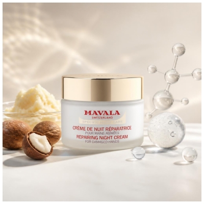 Mavala Reparerende Natcreme til Beskadigede Hænder 70 ml