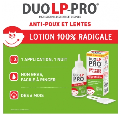 DUO LP-PRO Lotion Radicale Lentes et Poux 150 ml