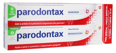 Parodontax Dentifrice Blancheur Soin Gencives Lot de 2 x 75 ml
