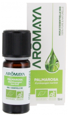 Aromaya Økologisk Palmarosa Æterisk Olie 10 ml
