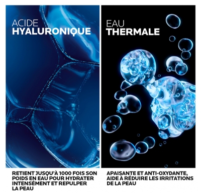 La Roche-Posay Hydraphase HA Légère Crème à l'Acide Hyaluronique 40 ml + Tolériane Eau Micellaire Peaux Sensibles 50 ml Offert