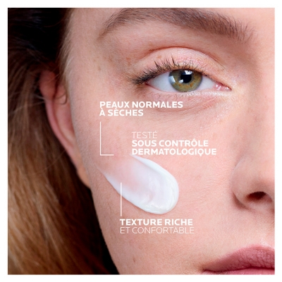 La Roche-Posay Hydraphase HA Riche Crème à l'Acide Hyaluronique 40 ml + Tolériane Eau Micellaire Peaux Sensibles 50 ml Offert