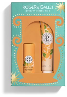 Roger & Gallet Néroli Håndcreme 30 ml + Forskønnende Læbebalsam 3,5 g