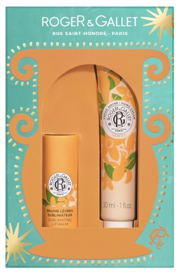 Roger & Gallet Néroli Håndcreme 30 ml + Forskønnende Læbebalsam 3,5 g