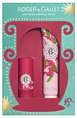 Roger & Gallet Gingembre Rouge Crème Mains 30 ml + Baume Lèvres Sublimateur 3,5 g