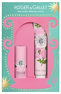 Roger & Gallet Rose Crème Mains 30 ml + Baume Lèvres Sublimateur 3,5 g