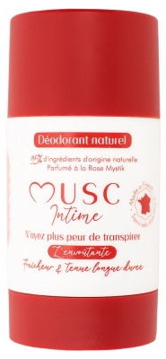 Musc Intime Desodorante Natural Rosa Mystik 50 g