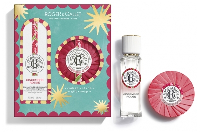 Roger & Gallet Gengibre Vermelho Água de Colônia Bem-Estar 30 ml + Sabonete Bem-Estar 100 g de Oferta