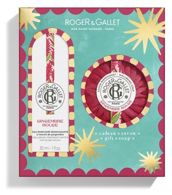 Roger & Gallet Punainen Inkivääri Hyvää Tehtävä Tuoksuvesi 30 ml + Hyvää Tehtävä Saippua 100 g Kaupan Päälle