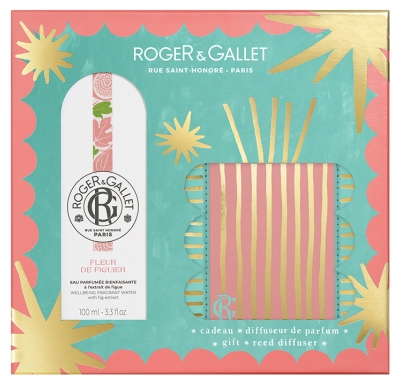 Roger & Gallet Fleur de Figuier Gaivinamasis Tualetinis Vanduo 100 ml + Dovanotas Kvapo Difuzorius