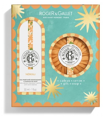 Roger & Gallet Néroli Eau Parfumée Bienfaisante 30 ml + Mýdlo Bienfaisant 100 g Zdarma