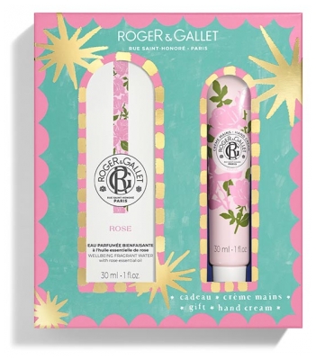 Roger & Gallet Rosa Eau Parfumée Bienfaisante 30 ml + Crema Mani in Omaggio 30 ml