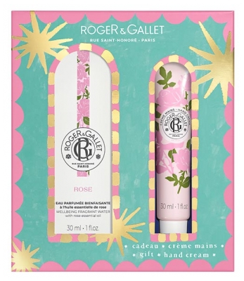 Roger & Gallet Růže Eau Parfumée Bienfaisante 30 ml + Krém na ruce 30 ml Dárek