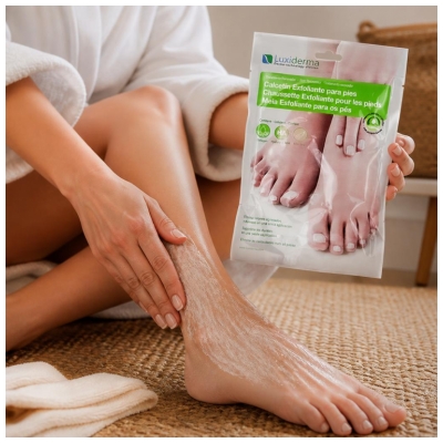 Luxiderma Chaussette Exfoliante Pieds 1 Paire