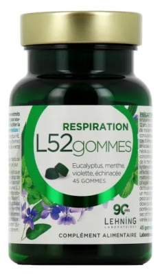 Laboratoires Lehning L52 Gommes Respiration 45 Gummies