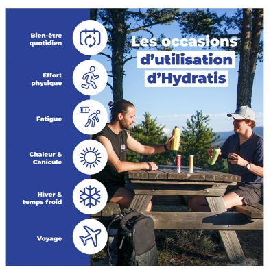 Hydratis Solution d'Hydratation 20 Comprimés Effervescentes