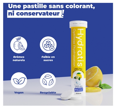 Hydratis Solution d'Hydratation 20 Comprimés Effervescentes