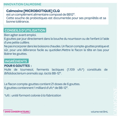 Calmosine Microbiotique CLQ 8 ml