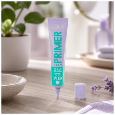 PuroBIO Cosmetics Primer Base de Teint Peau Grasse Bio 15 ml