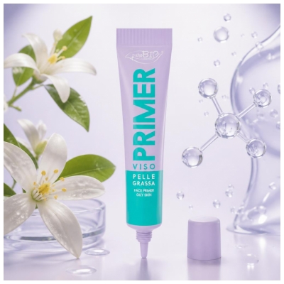 PuroBIO Cosmetics Primer Base de Teint Peau Grasse Bio 15 ml