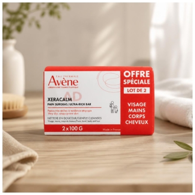 Avène XeraCalm AD Surgras Pan Set de 2 x 100 g