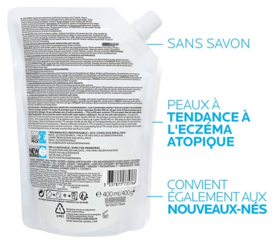 La Roche-Posay Lipikar Syndet AP+ Éco-Recharge 400 ml