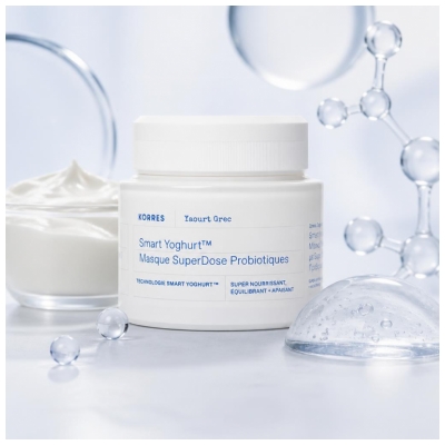 Korres Grški Jogurt Smart Yoghurt SuperDose Probiotik Maska za Obraz 100 ml