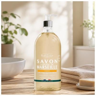 BeauTerra Superfatted Liquid Marseille Soap 1 L