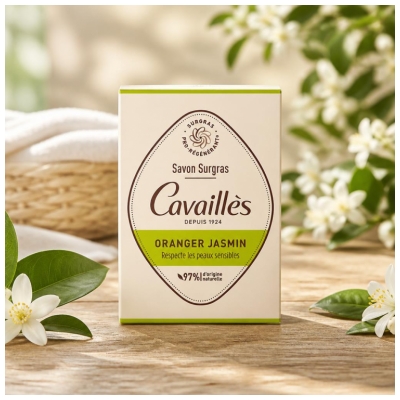 Cavaillès Ylirasvasaippua Appelsiini Jasmiini 100 g