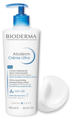 Bioderma Atoderm Cremă Ultra Cremă Hidratantă Ultra-Nourisante Parfumată 500 ml