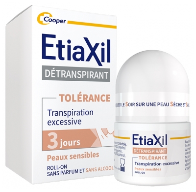 Etiaxil Détranspirant Tolérance Peaux Sensibles Roll-on Lot 2 x 15 ml