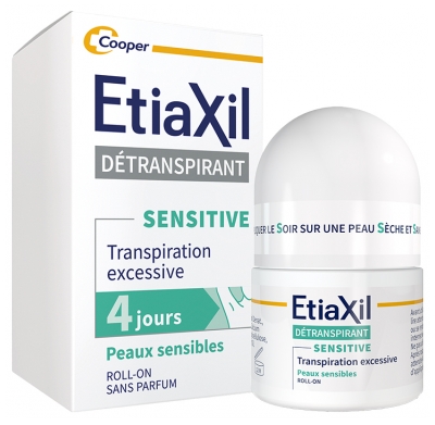 Etiaxil Détranspirant Aisselles Peaux Sensibles Roll-On 15 ml