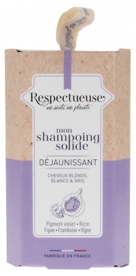 Respectueuse Șampon Solid Antigălbenire 75 g