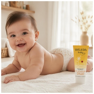 Weleda Baby Crème pour le Change Calendula Sans Parfum 75 ml