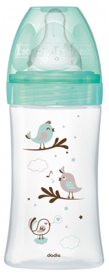 Dodie Einführung Glasflasche + 270 ml Flow 2 0-6 Monate