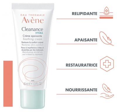Avène Cleanance Hydra Crème Apaisante 40 ml