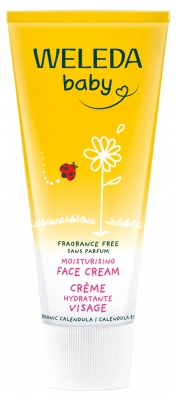 Weleda Baby Beschermende Gezichtscrème Calendula Geurvrij 50 ml