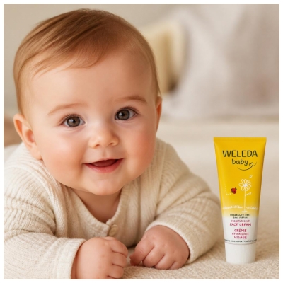 Weleda Baby Schutzcreme Gesicht Calendula Parfümfrei 50 ml