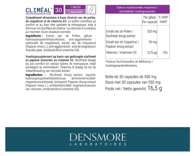 Densmore Climéal 30 Gélules