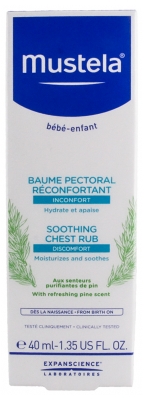 Mustela Bálsamo Peitoral Reconfortante 40 ml